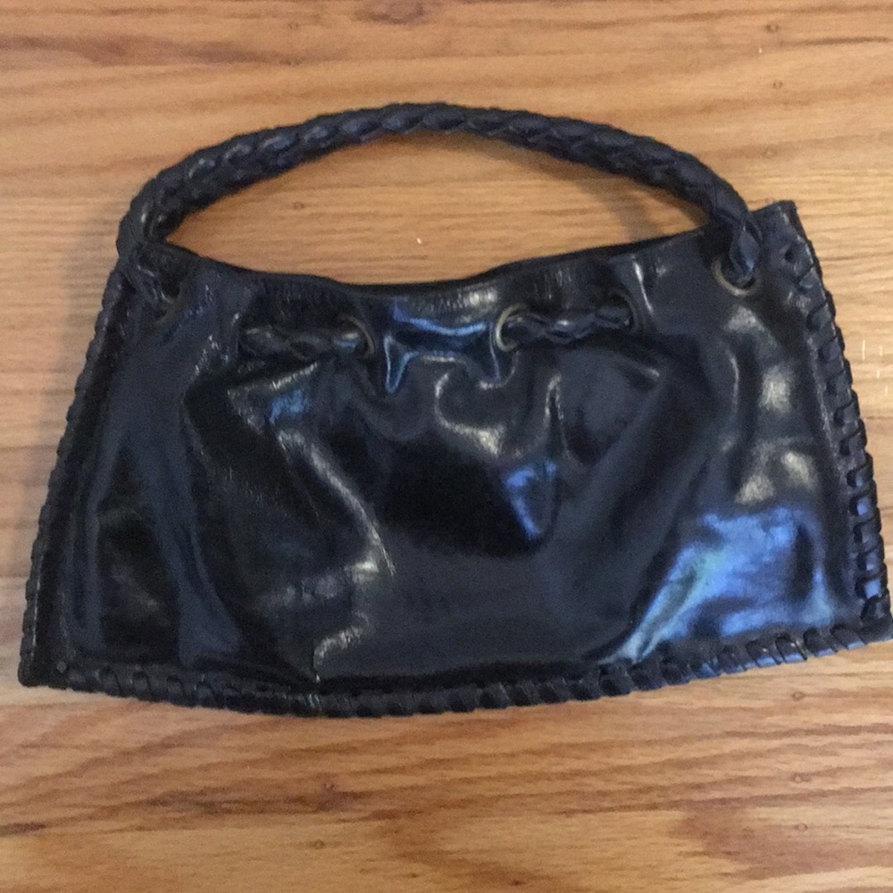 Black leather Jocasi London from TopShop bag